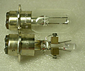 Sostituzione di classica lampada Zeiss 6V 15W con un led da 5 mm. ! 