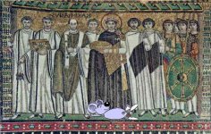 Giustiniano, VI d.C., mosaico
