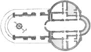 Mappa del tempio di Esculapio