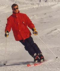 Ernesto Rossi skiing
