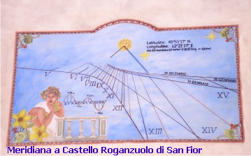 TARZARIOL LUCIO- Quadrante solare, Castello Roganzuolo di San Fior piccola