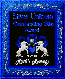 Ruth's Revenge "Silver Unicorn Oustanding Site Award"