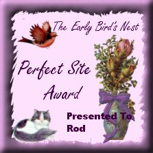 The Early Bird "Perfect Site Award"