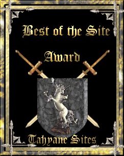 Tahyane Sites "Best of the Site Award"