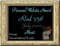 Snow Kitten "Personal Website Merit Award"
