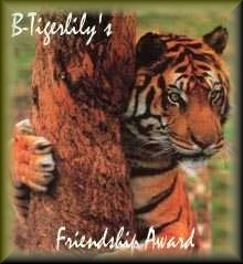 BTigerlily's Friendship Award
