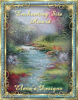 Elena's Designs "Enchanting Site Award"