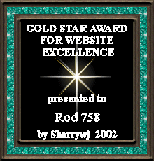 Sharrywy "Gold Star Award for Website Excellence"