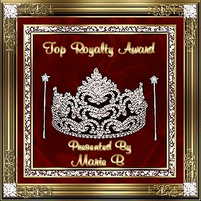 Marie B's Website "Top Royalty Award"