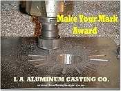 L A  Aluminum's Personal Site Award
