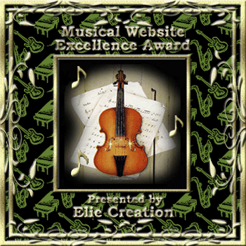 Elie Creation Musical Website Excellence Award 