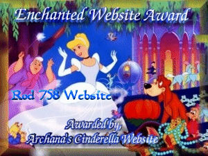 Archana's Cinderella "Enchanted Website Award"