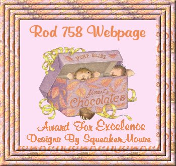 Squeaker Mouse "Award for Excellence"