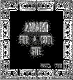 Annika's "Award for a Cool Site"