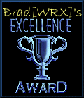 BradWRX Excellence Award!