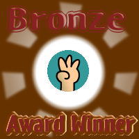 Only Girl On The Team Bronze Award! 