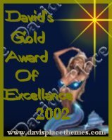 David's  Place Themes Gold Award Of Excellence
