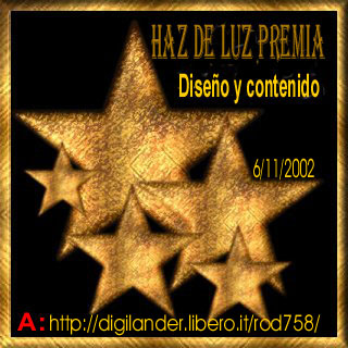 HAZ DE LUZ "Premio Diseno y Contenido"