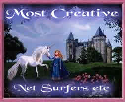Net Surferz etc "Most Creative Award"