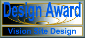 Vision Site Design "Design Award"