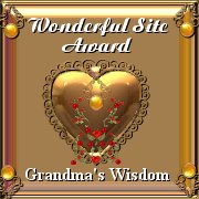 Grandma Moira "Wonderful Site Award"