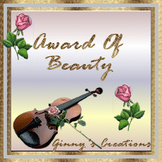 Ginny's Creations "Award of Beauty"