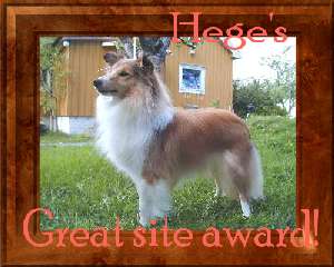Hege's Great Site Award