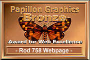 Papillon Graphics  Bronze Award for Web Excellence