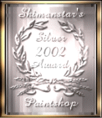 Shimmanstar's Paintshop Silver 2002 Award"