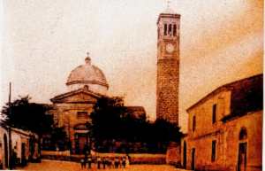 la chiesa di S.Maria in una vecchia foto