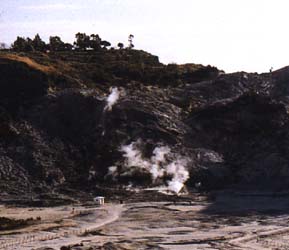 The crater of Solfatara