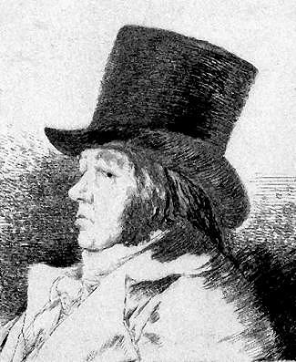 Francisco De Goya Y Lucentes - autoritratto