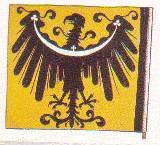 Bandiera di Corrado il bianco di Oels in Slesia ,sotto il quale servivano i cavalieri del Ducato di Breslau..