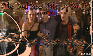 3 posto ai BAC awards come miglior sito su Buffy del 2002, 15/11/02