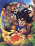 Goku Yamcha Bulma paul e olong che inseguono le sfere.jpg (62135 byte)