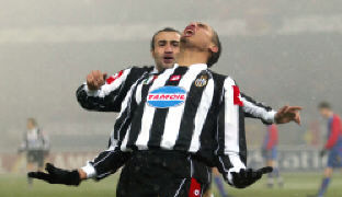 L'esultanza di David Trezeguet