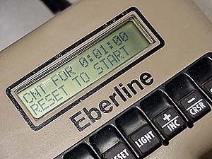 Eberline ESP-2 in funzionalit Scaler: base tempi di un minuto.