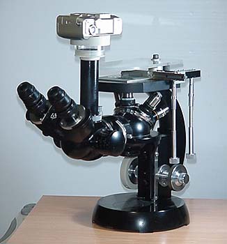 Il microscopio invertito Zeiss 'Plankton'.