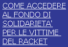 come accedere al fondo di solidarieta' per le vittime del racket