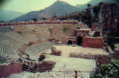 teatro greco di Taormina-diapos.di mimmo italiano