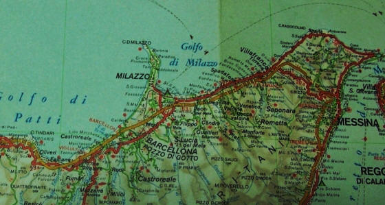 Sicilia nord-est, e hinterland di Milazzo
