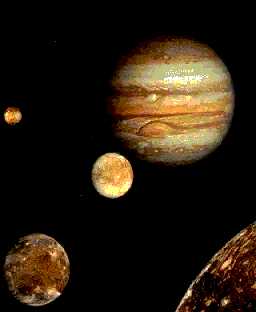 Giove e i satelliti GALILEIANI