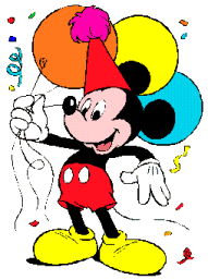 Brazil's Disney Pages: Birthday's ClipArt