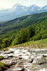 Fosso dell'Acero - Sullo sfondo il Gran Sasso