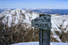 Sulla cima di M.Gorzano - Sullo sfondo Cima Lepri e Pizzo di Sevo