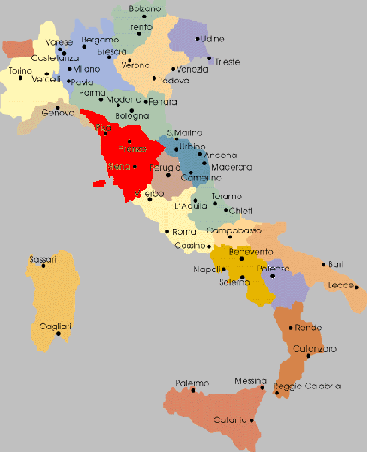 Italia y Toscana