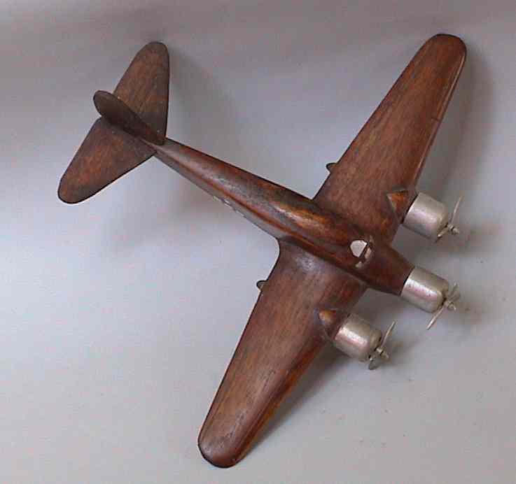 wood aeroplane model SM 79 Sparviero