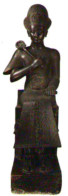 Ramses II sul trono