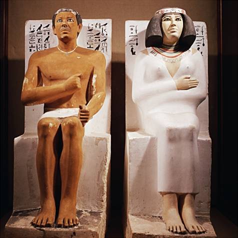 Statua funeraria di Rahotep e Nofre