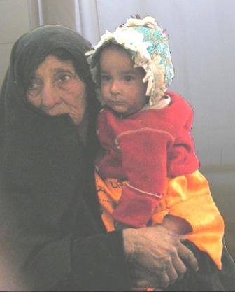 Little patient with the grandmother